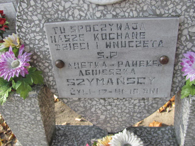 Aneta Szymańska 1979 Biskupiec - Grobonet - Wyszukiwarka osób pochowanych