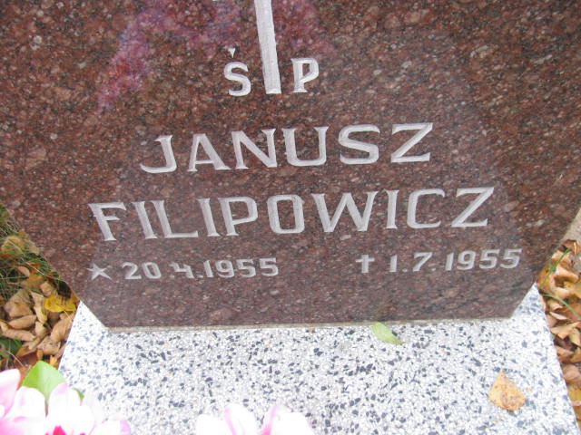 Janusz Filipowicz 1955 Biskupiec - Grobonet - Wyszukiwarka osób pochowanych