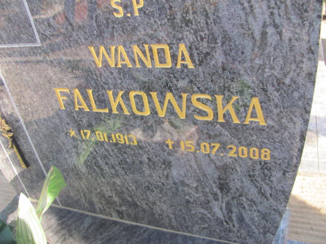 Wanda Falkowska 1913 Biskupiec - Grobonet - Wyszukiwarka osób pochowanych